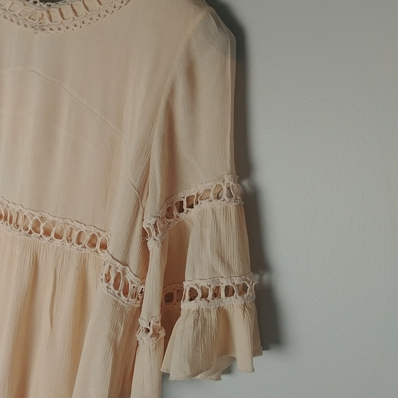 Listicle ruffled baby doll boho dress - Picture 3 of 10
